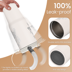 Mom Tumbler 30oz, Mama Bear Tumbler Stainless Steel Insulated Coffee Travel Mug with Handle & Flip Straw Lid, Gifts for Mommy, Presents for Mom for Christmas Birthday Mothers Day Valentines