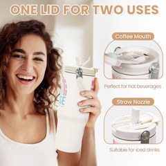 Nurse Gifts for Women, Nurse Nutrition Facts Tumbler with Handle 30oz Flip Straw Stainless Steel Coffee Travel Cup , Nurse Appreciation Gifts for Birthday Christmas Nurse Week Graduation