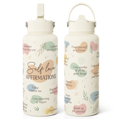 Inspiration Gifts for Women Girls, Inspiration Water Bottle 32oz Stainless Steel with Lid, Insulated Bottles Gift Idea for Birthday Christmas