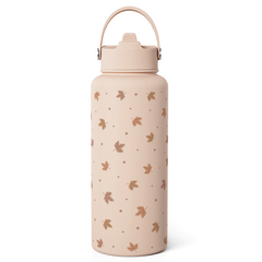 Maple Leaf Water Bottle 32oz Stainless Steel with Lid & Straw, Fall Insulated Bottles Gift for Women Girls, Autumn Gifts