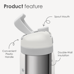 Grey Star VividPop | Push-button Lid Water Bottle 32oz