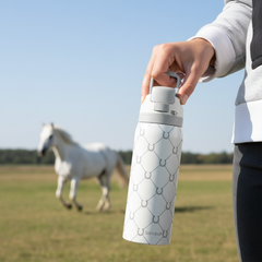 Grey Horse VividPop | Push-button Lid Water Bottle 32oz