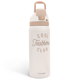 Brown Teacher VividPop | Push-button Lid Water Bottle 32oz