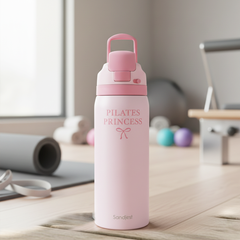 Pink Pilates VividPop | Push-button Lid Water Bottle 32oz