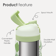 Golf Insulated Stainless Steel Water Bottle with Straw for Sports and Travel, Preppy Style, 32oz, Gifts for Golf Lover Women Girls Friends Teens Birthday Christmas