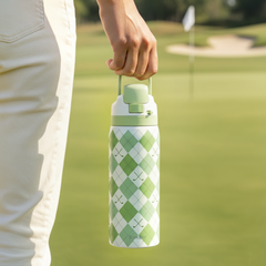 Green Golf VividPop | Push-button Lid Water Bottle 32oz