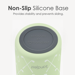 Golf Insulated Stainless Steel Water Bottle with Straw for Sports and Travel, 32oz, Gifts for Golf Lover Women Girls Friends Teens Birthday Christmas