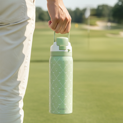 Golf Insulated Stainless Steel Water Bottle with Straw for Sports and Travel, 32oz, Gifts for Golf Lover Women Girls Friends Teens Birthday Christmas