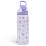 Purple Tulip VividPop | Push-button Lid Water Bottle 32oz