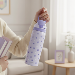 Purple Star VividPop | Push-button Lid Water Bottle 32oz