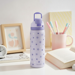 Purple Star VividPop | Push-button Lid Water Bottle 32oz