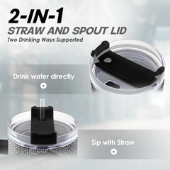 Mechanic Gift for Men, 40oz Stainless Steel Insulated Coffee Tumbler With Lid & Straw, Travel Mug Gift for Dad Husband, Christmas Birthday Father's Day