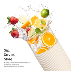 Glass Tumbler with Straw and Lid, Glass Water Bottle with Silicone Sleeve 20oz, Smoothie, Iced Coffee Cup, Gifts for Women Teen Girls Birthday Christmas