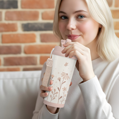 CaféMate 18oz Coffee Tumbler | Wildflowers