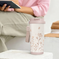 CaféMate 18oz Coffee Tumbler | Wildflowers