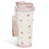 CaféMate 18oz Coffee Tumbler | Paw Prints