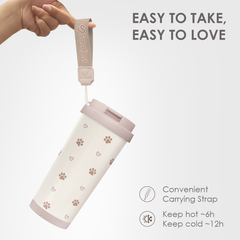 CaféMate 18oz Coffee Tumbler | Paw Prints
