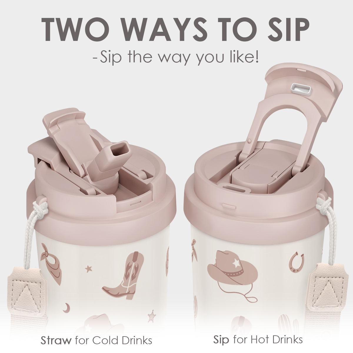 CaféMate 18oz Coffee Tumbler | Cowgirl