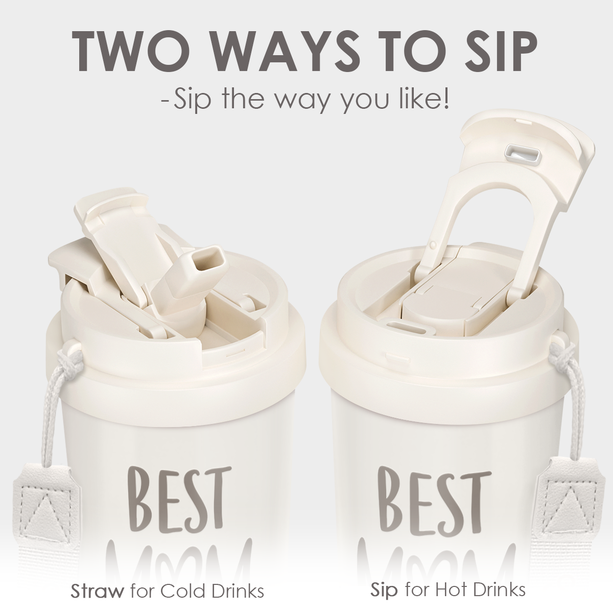 CaféMate 18oz Coffee Tumbler | Gift for Moms