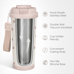 CaféMate 18oz Coffee Tumbler | Dog Moms