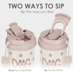 CaféMate 18oz Coffee Tumbler | Dog Moms