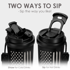 CaféMate 18oz Coffee Tumbler | American Flag