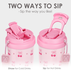 CaféMate 18oz Coffee Tumbler | Sweet Cherries