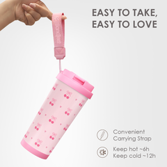 CaféMate 18oz Coffee Tumbler | Sweet Cherries