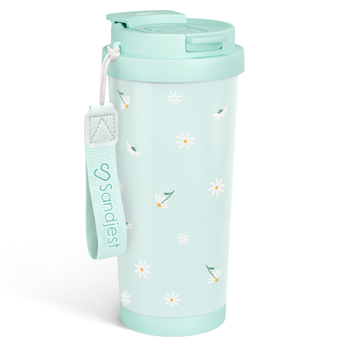 CaféMate 18oz Coffee Tumbler | Daisies
