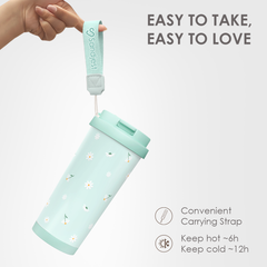 CaféMate 18oz Coffee Tumbler | Daisies