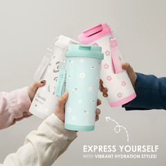 CaféMate 18oz Coffee Tumbler | Daisies