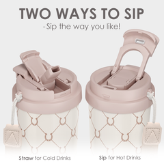 CaféMate 18oz Coffee Tumbler | Horseshoes
