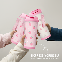 CaféMate 18oz Coffee Tumbler | Strawberries