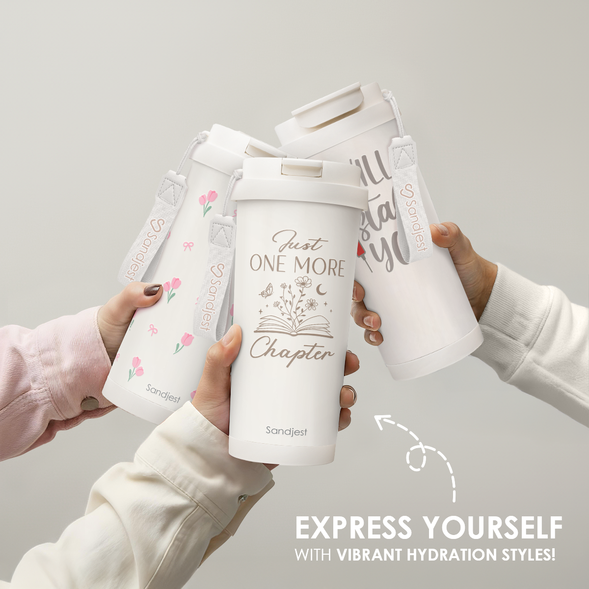 CaféMate 18oz Coffee Tumbler | Book Lovers