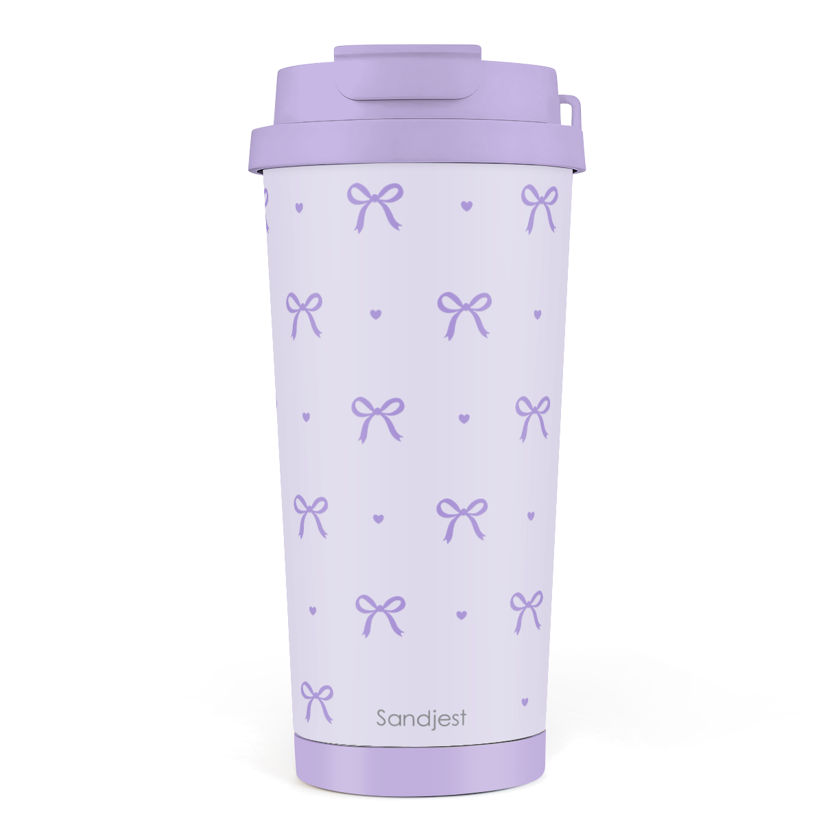 CaféMate 18oz Coffee Tumbler | Coquette Bows