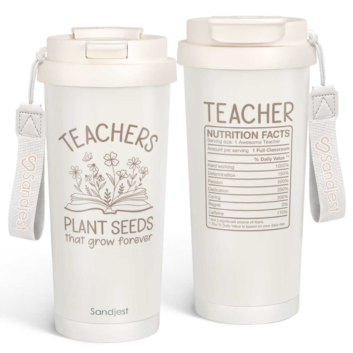 CaféMate 18oz Coffee Tumbler | Gift for Teachers