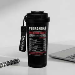 CaféMate 18oz Coffee Tumbler | Gift for Grandpa