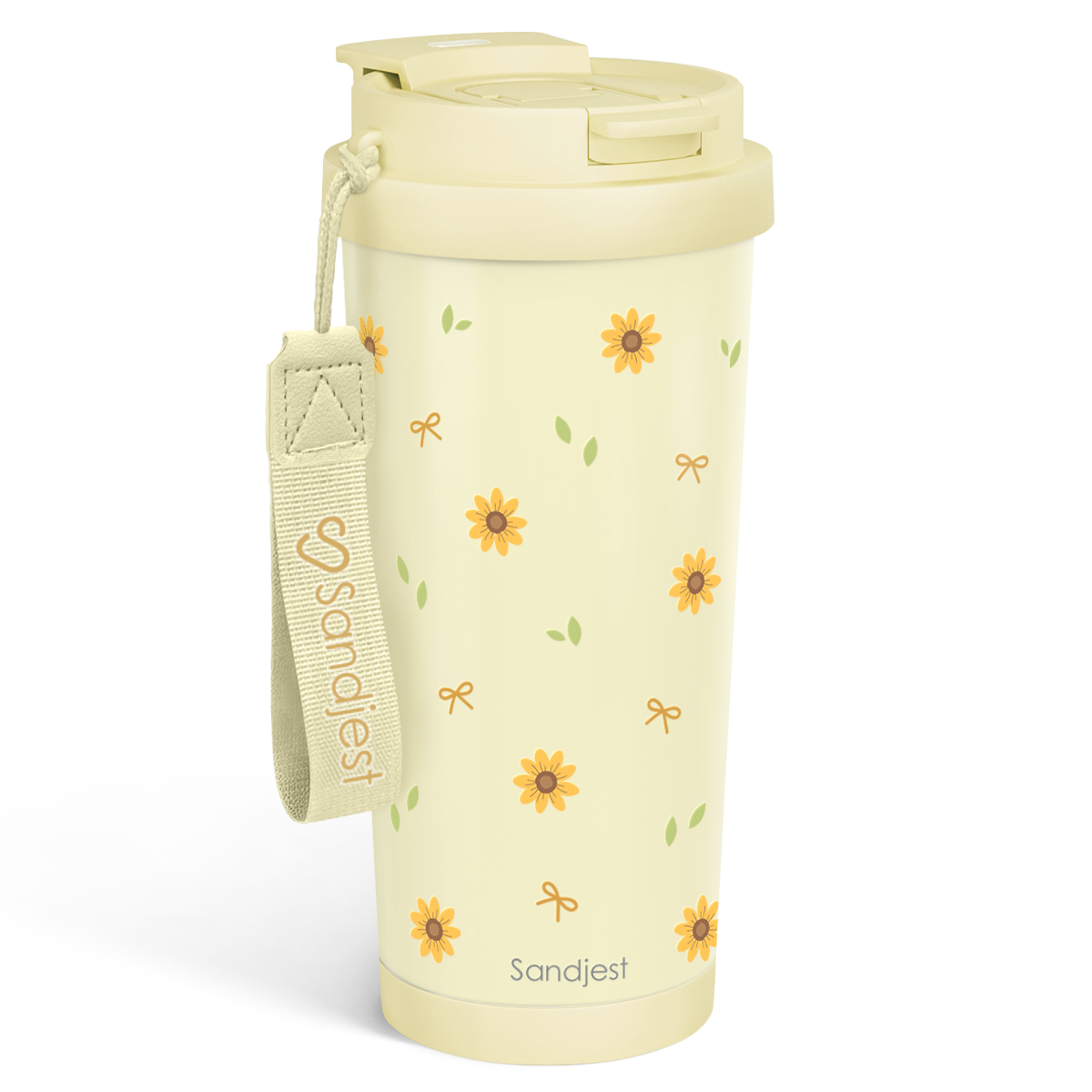 CaféMate 18oz Coffee Tumbler | Sunflowers