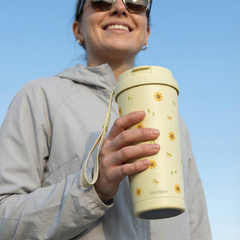 CaféMate 18oz Coffee Tumbler | Sunflowers