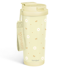 CaféMate 18oz Coffee Tumbler | Daisies