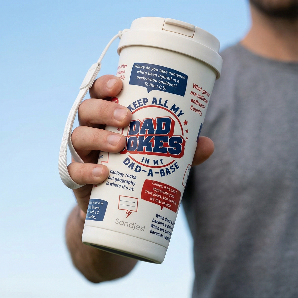 CaféMate 18oz Coffee Tumbler | Gift for Dads