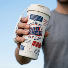 CaféMate 18oz Coffee Tumbler | Gift for Dads