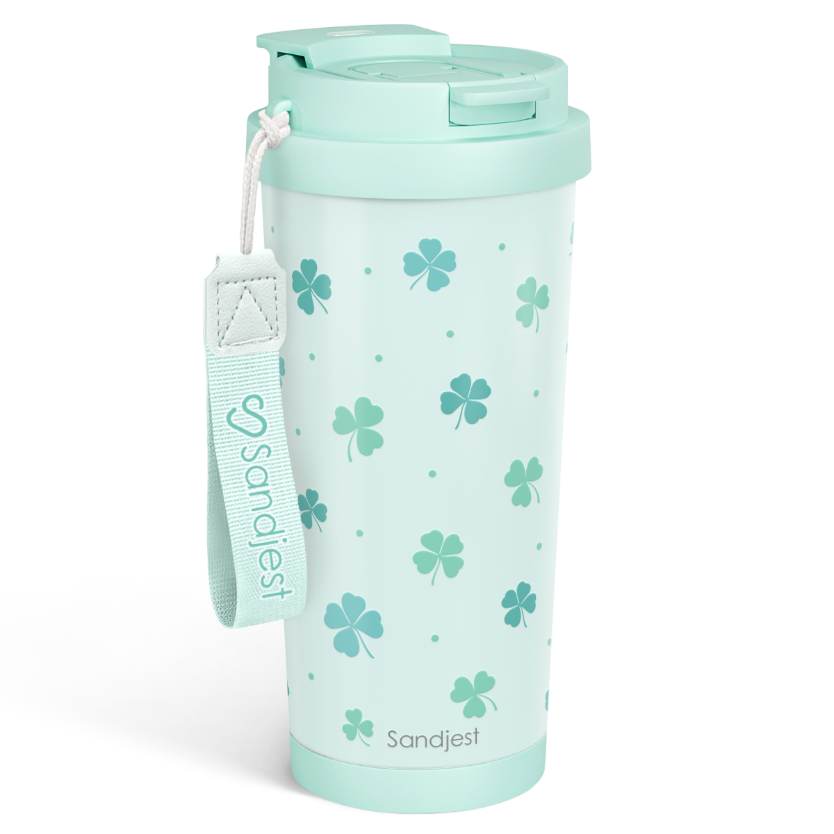 CaféMate 18oz Coffee Tumbler | Shamrocks