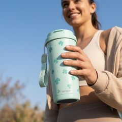CaféMate 18oz Coffee Tumbler | Shamrocks