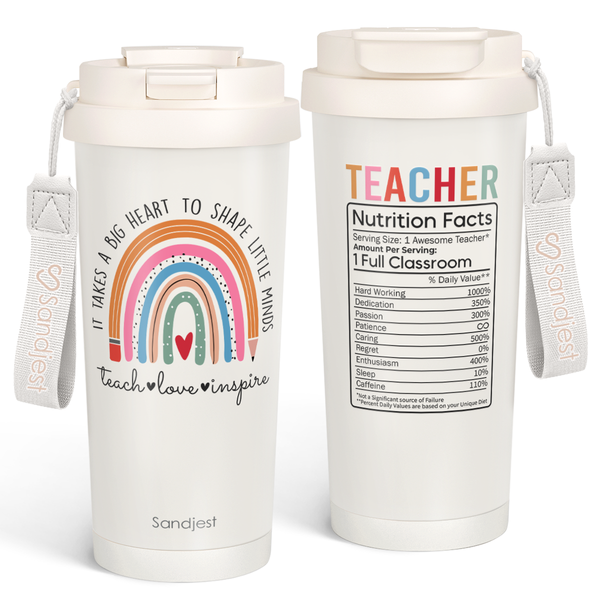 CaféMate 18oz Coffee Tumbler | Gift for Teachers