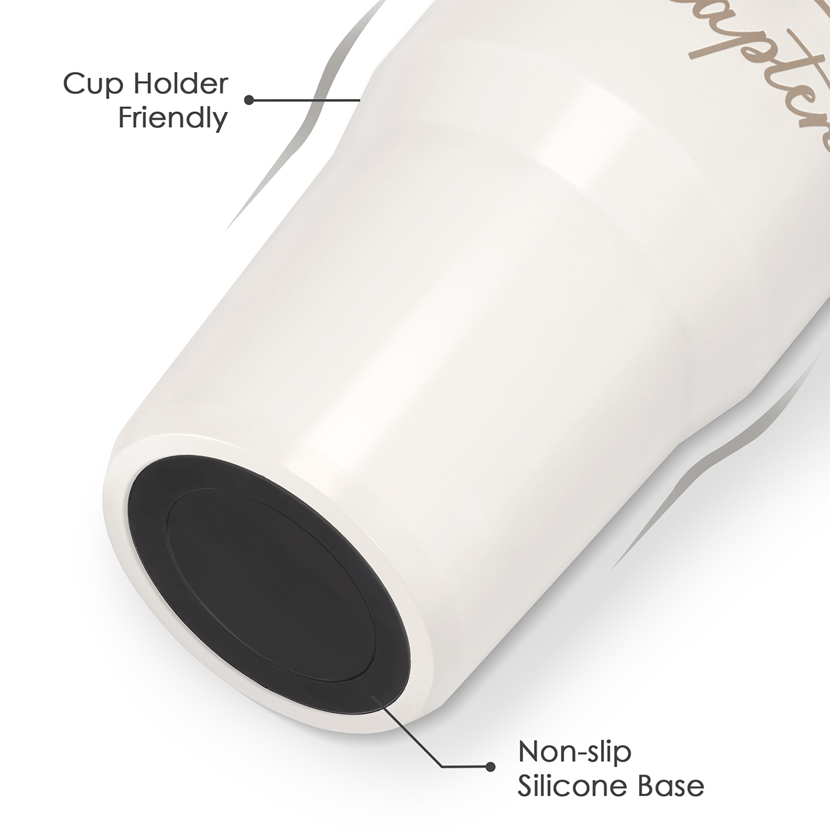 Brown Book Lover TintFlip | Straw Lid Tumbler with Carry Handle 30oz