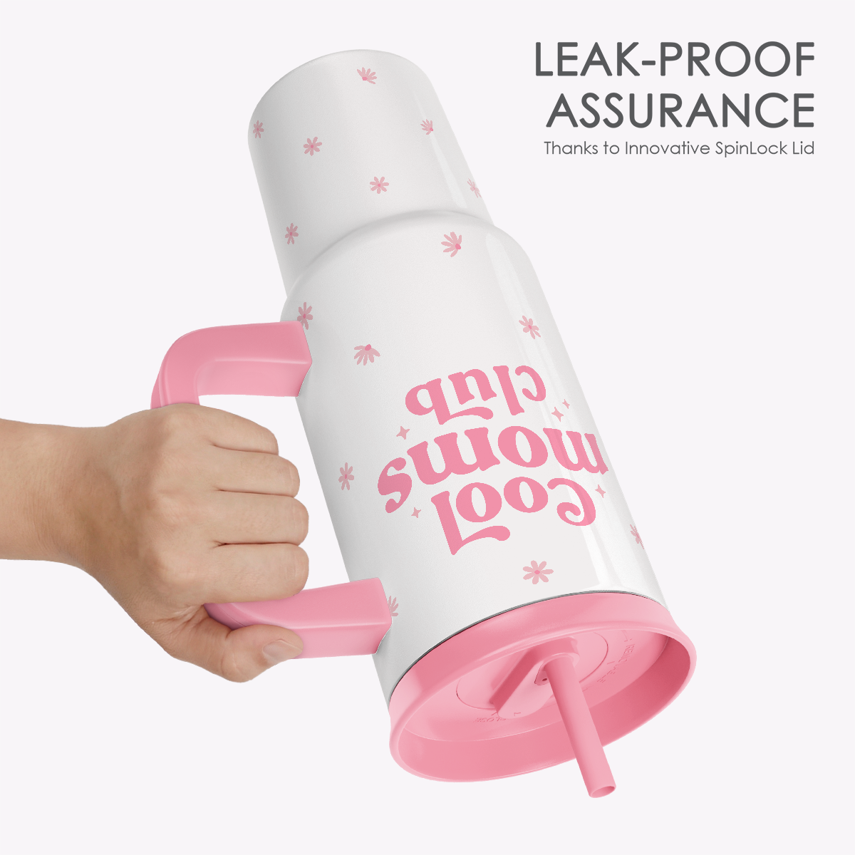 BloomSip 40oz Leak-proof Tumbler | Gift for Mom