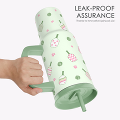 BloomSip 40oz Leak-proof Tumbler | Pickleball