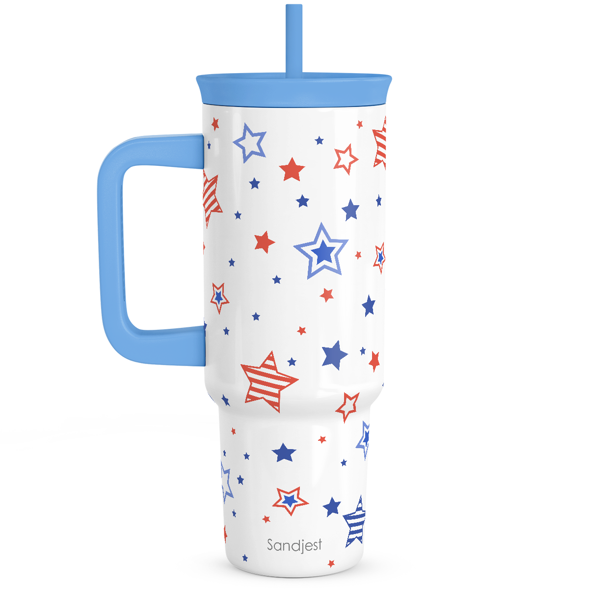 BloomSip 40oz Leak-proof Tumbler | Patriotic Stars