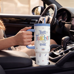 BloomSip 40oz Leak-proof Tumbler | Gift for Teachers